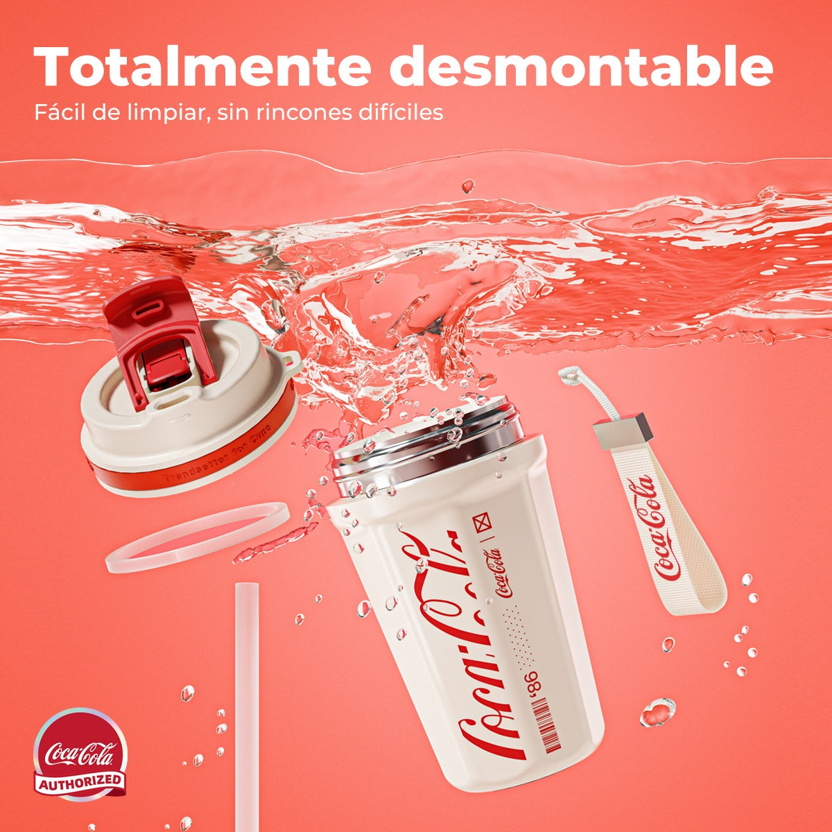 Vaso Térmico Diamond Germ x Coca Cola 550ml / 18.6 Oz