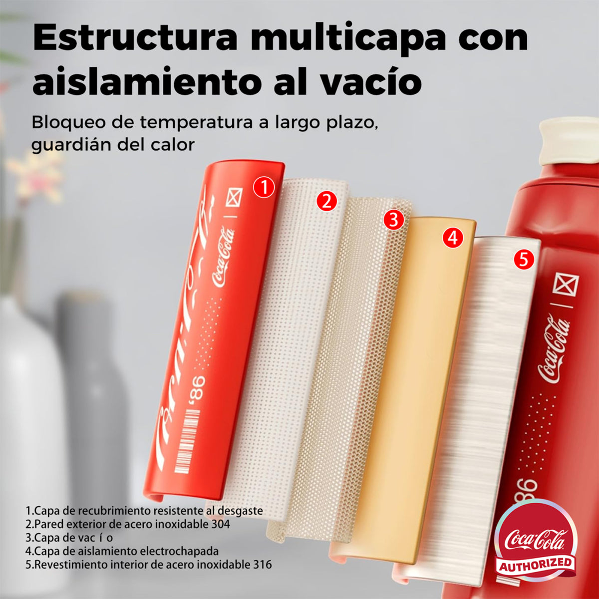 Vaso Térmico Diamond Coca-Cola | 390ml / 13oz