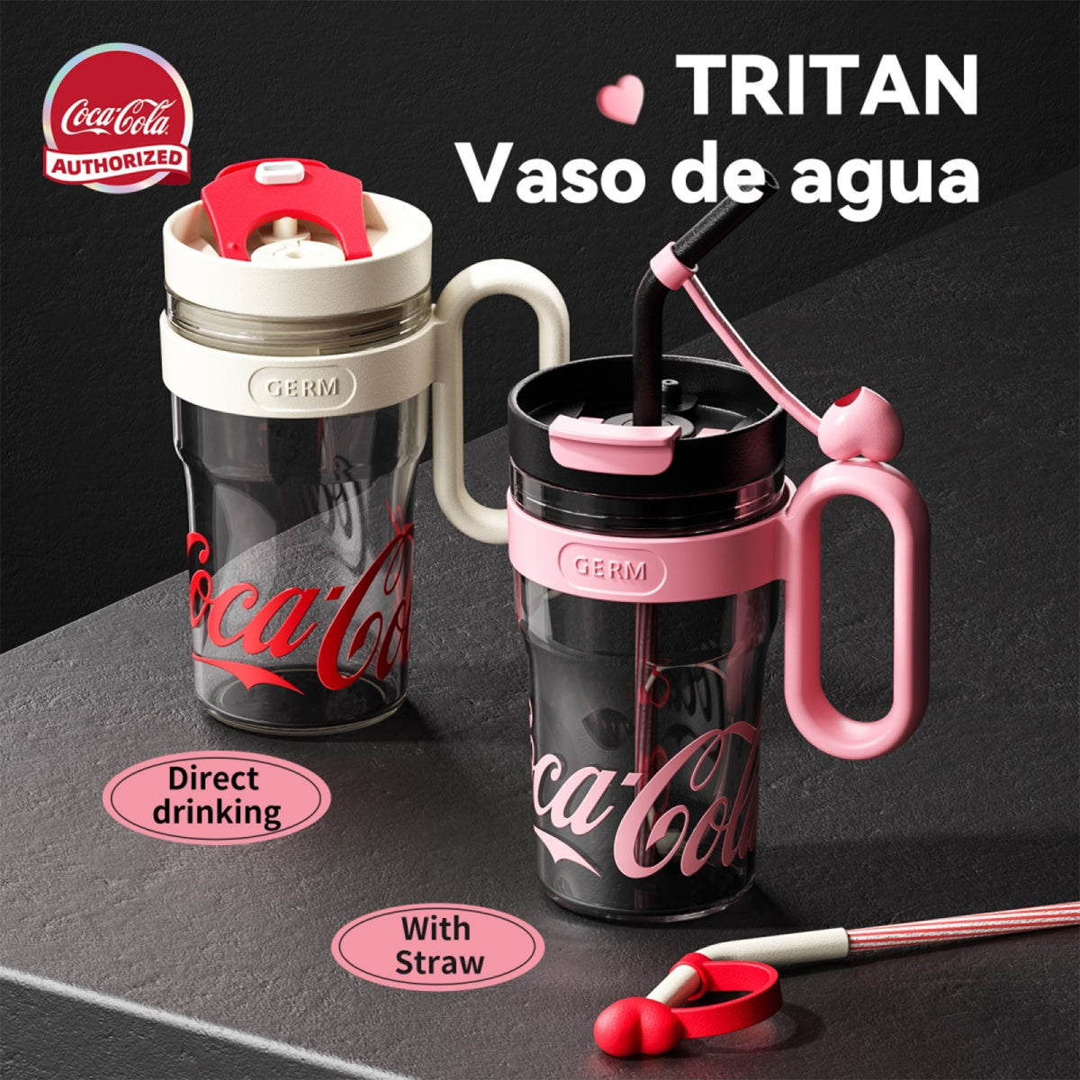 Vaso Tritan Coca-Cola | 800ml / 27oz