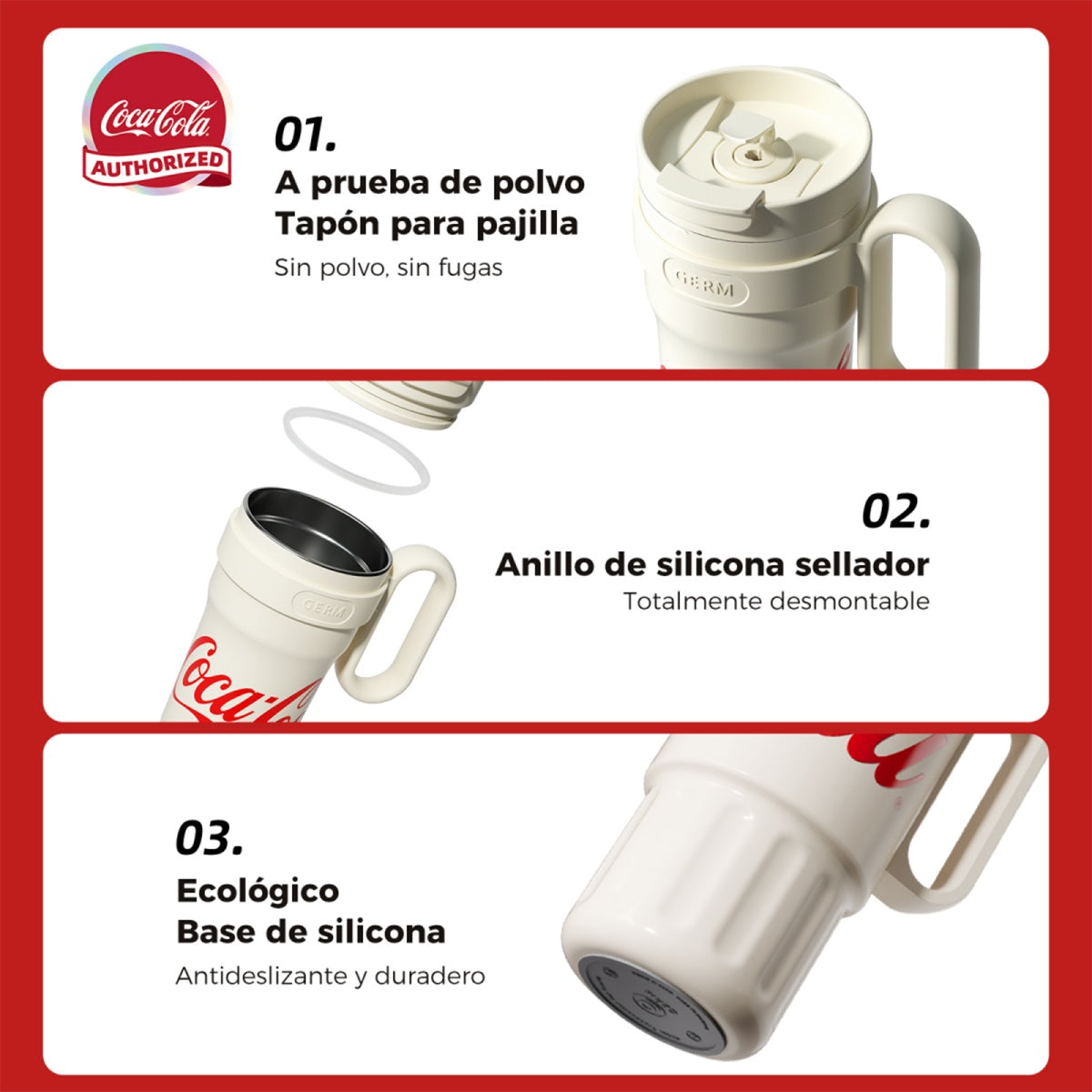 Vaso Térmico Premium Classic Coca-cola | 1200ml / 40oz