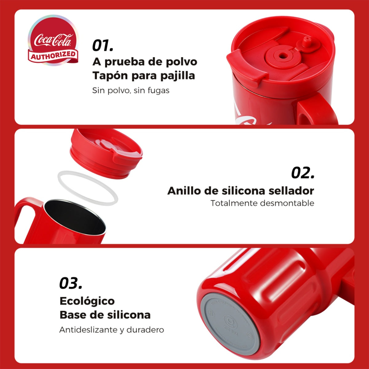 Vaso Térmico Premium Classic Coca-cola | 1200ml / 40oz